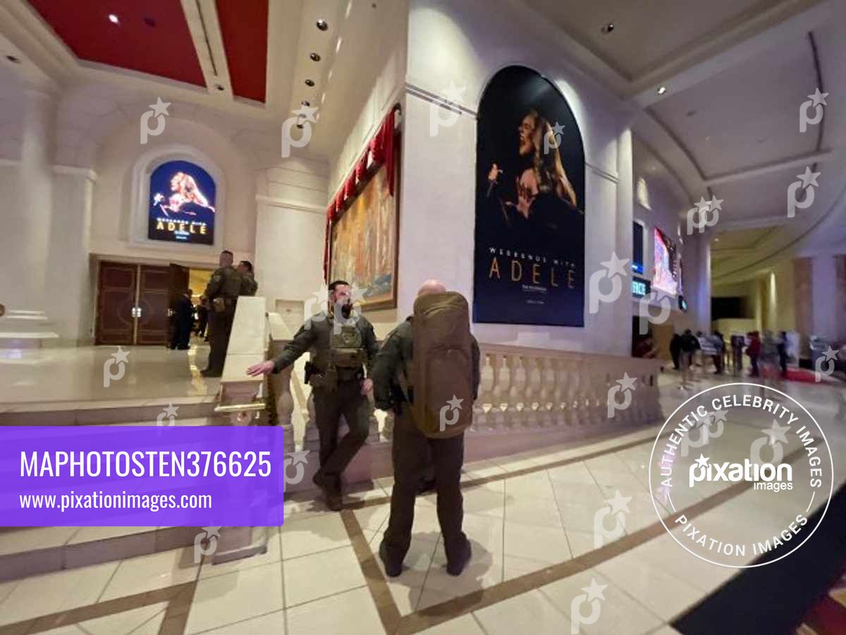 Heavily armed Police protect Adele’s first residency opening weekend in Las Vegas - store