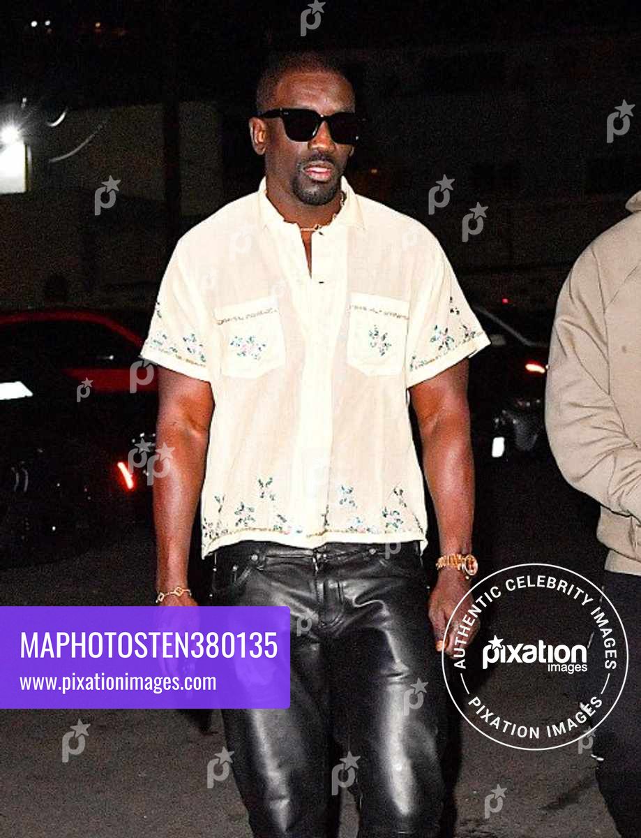 Kanye West's Manager & Akon's Brother Abou 'Bu' Thiam Spotted Out In West Hollywood, CA.