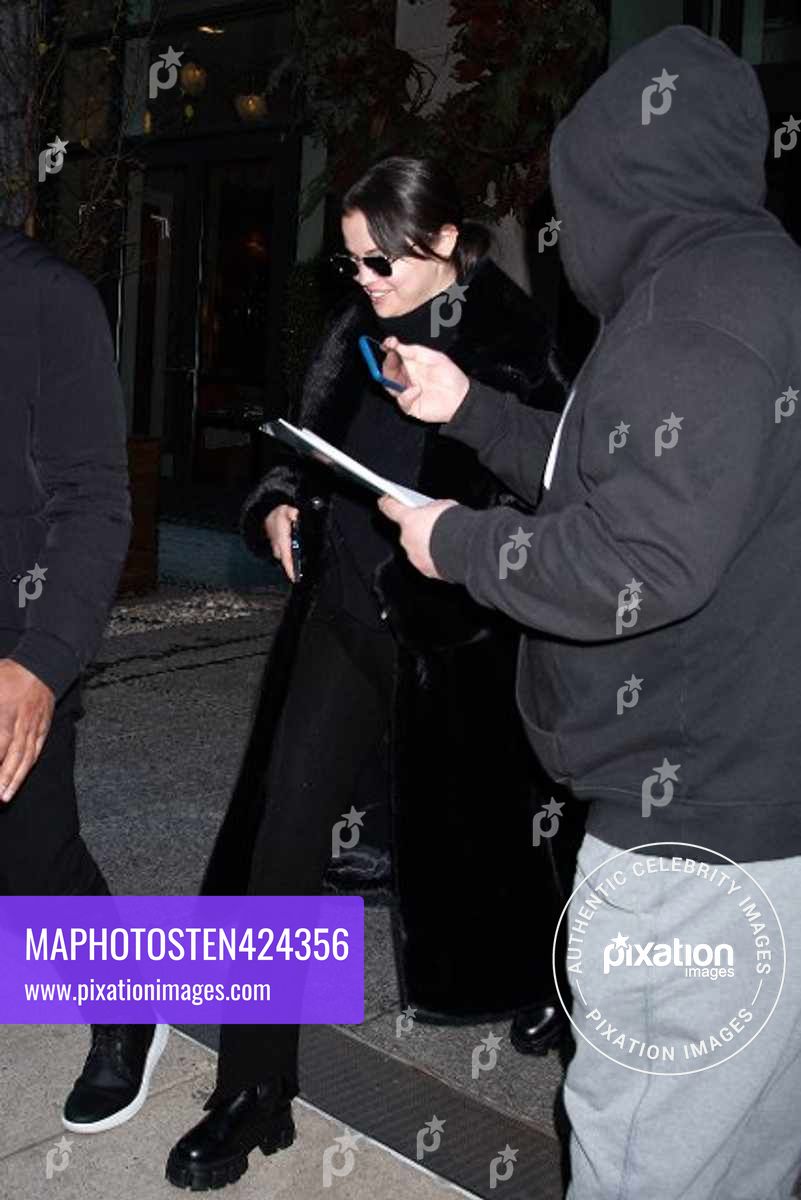 Selena Gomez is seen in NYC