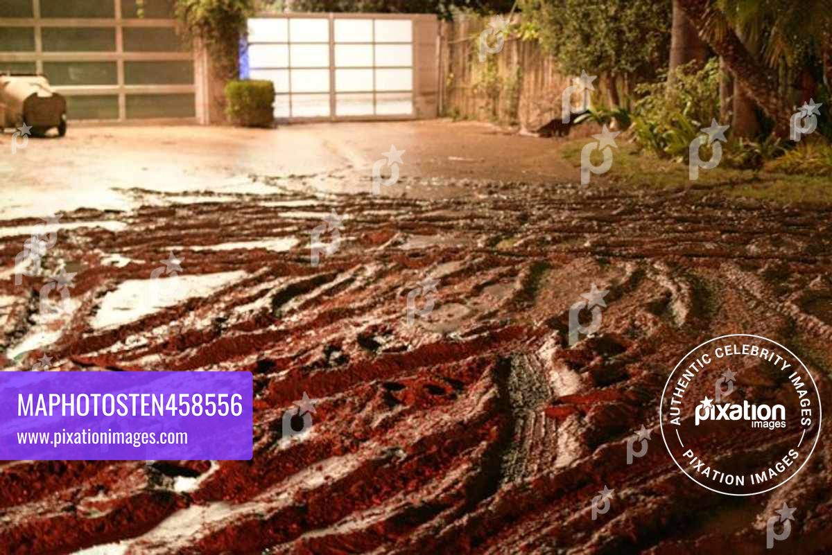 Ellen DeGeneres' street is FLOODED, impassable, after Montecito rains