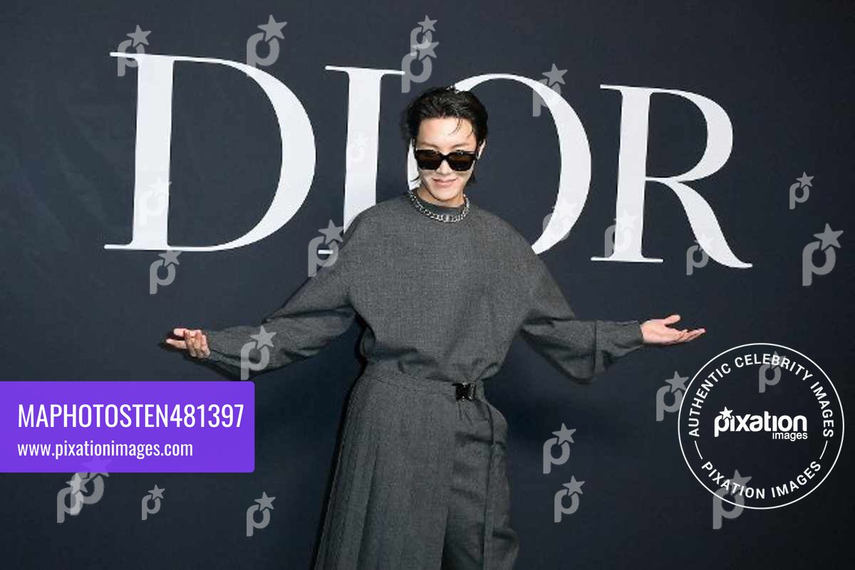 J-Hope from BTS attends the Dior show in Paris