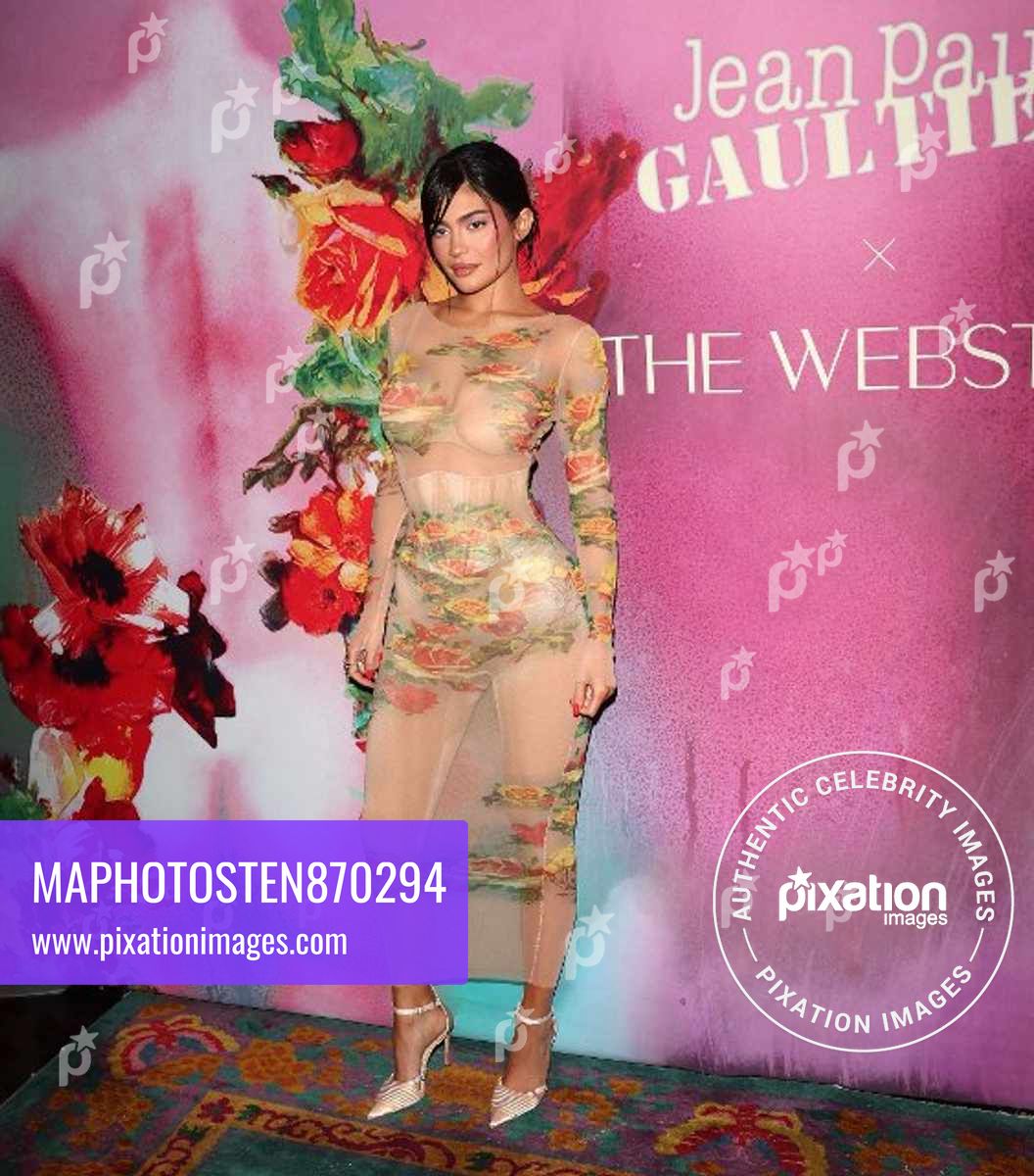 Kylie Jenner attends a private Jean Paul Gaultier party for a collaboration of her daughter Webster x Gaultier in NYC